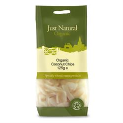 Organic Coconut Chips Raw 125g