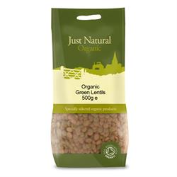 Organic Green Lentils 500g