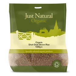 Økologisk kortkornet brun ris 1000g