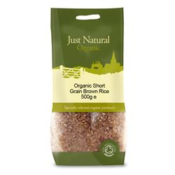 Organic Short Grain Brown Rice 500g