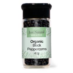 Peppercorns Black (Glass Jar) 42g