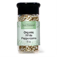 Peppercorns White (Glass Jar) 52g