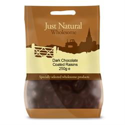Raisins secs enrobés de chocolat noir 250g