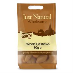 Hele cashewnødder 80 g