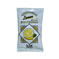 Cristaux de gelée de citron aromatisés aux vrais fruits - 85 g (commander en simple ou 12 pour le commerce extérieur)