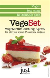 VegeSet - ทางเลือกมังสวิรัติสำหรับเจลาติน - 25g (สั่งเป็นชิ้นเดี่ยวหรือ 10 ชิ้นเพื่อค้าขายข้างนอก)