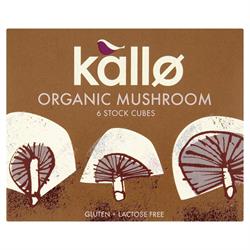 Organic Mushroom Stock Cubes 66g (order in singles or 15 for trade outer)