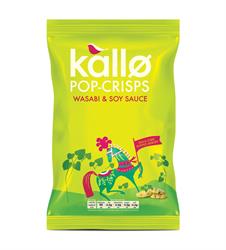 Pop-Crisps Wasabi and Soy Sauce 85g (order in singles or 8 for trade outer)