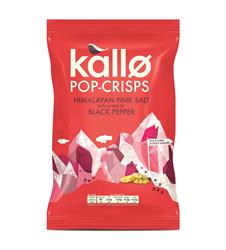 Pop-Crisps Himalayan Pink Salt and Black Pepper 85g (order in singles or 8 for trade outer)