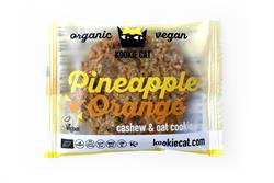 Pineapple & orange Organic, vegan, cashew & oat cookies 55g (order 12 for retail outer)