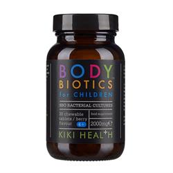 Body Biotics para niños, probióticos SBO, tabletas masticables