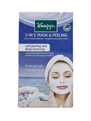 10 % AVSLAG 2-i-1 Peel Off Mask med Dødehavssalt og Macadamia-olje 2 x 8 ml (bestilling 15 for ytre detalj)