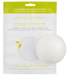100% Pure Konjac Facial Sponge 1 Sponge (order in singles or 12 for retail outer)