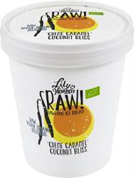 75 % RABAT Raw Ice Dream Creme Caramel Coconut Bliss 110 ml (bestil i multipla af 2 eller 10 for bytte ydre)