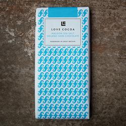 Organic Sea Salt 70% Dark Chocolate 80g (order in singles or 12 for trade outer)