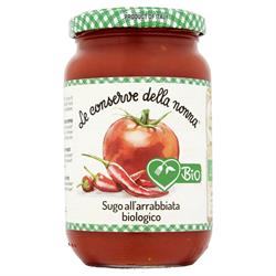 LBV Sauce Arrabbiata Bio Sans Gluten 350g (commander en simple ou 12 pour le commerce extérieur)