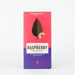 Raspberry Cashew Mylk Choc 88g (order in singles or 11 for trade outer)