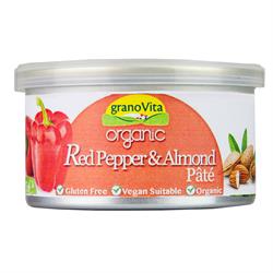 Organic Vegetable Pate with organic red peppers and almonds. (order in singles or 12 for retail outer)