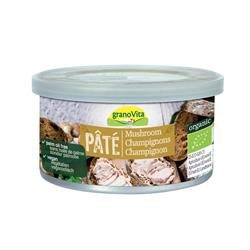 Paté de champiñones orgánico - Sin aceite de palma 125 g (pedir por separado o 12 para el comercio exterior)