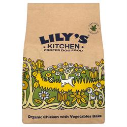 Pui organic cu legume la cuptor pentru caini 1kg (comanda in single sau 4 pentru comert exterior)