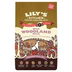 Wild Woodland Walk Kornfrit tørfoder til hunde 1 kg (bestil i single eller 4 for bytte ydre)
