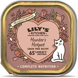 Lily's Kitchen Hunter's Hotpot dla kotów 85g (zamów pojedyncze sztuki lub 19 sztuk na wymianę zewnętrzną)