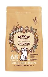 Lily's Kitchen Pyszna sucha karma dla kotów z kurczakiem 200 g (zamawianie pojedynczych sztuk lub 8 sztuk w przypadku wymiany zewnętrznej)