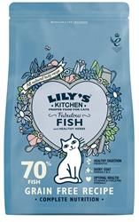 Lily's Kitchen Fabulous Fish Dry Food para gatos 800 g (pedir por separado o 4 para el comercio exterior)