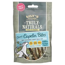 Truly Naturals Capelin Bites 80 جرام (اطلب فرديًا أو 12 قطعة للتجارة الخارجية)