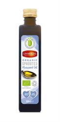 Ulei de semințe de in încolțite organic 100 ml (comandați unică sau 12 pentru comerț exterior)