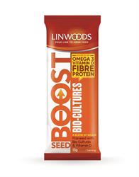 Impulso de semillas. Biocultivos de lino y vitamina D 15 g (pedir en múltiplos de 6 o 24 para el exterior minorista)