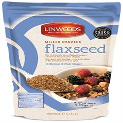 Milled Organic Flaxseed 200g (order in singles or 12 for trade outer)