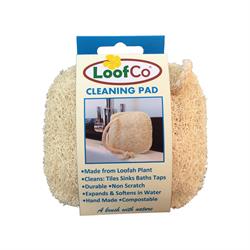 Almohadilla de limpieza LoofCo biodegradable sin plástico (ordene 6 para el exterior minorista)