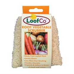 LoofCo Root Vegetable Scrubber biodegradabil fără plastic (comanda 6 pentru exterior)