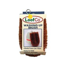 LoofCo Washing-Up Brush coir fibre plastic free (order 6 for retail outer)