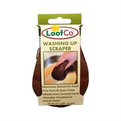 LoofCo Washing-Up Scraper coconut husk pan cleaner plastic free (order 6 for retail outer)
