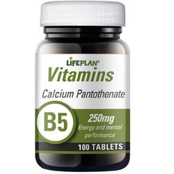 Calciumpantothenaat 250 mg 100 capsules