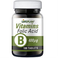 Folic Acid 400mcg 100 tablets
