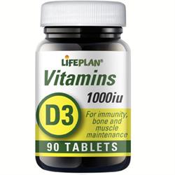 D-vitamin 1000iu 90 tabletter