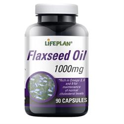 Flaxseed Oil Capsules 1000mg 90 capsules
