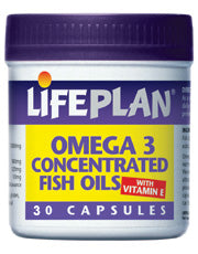Omega 3 koncentrerede fiskeolier 30 kapsler