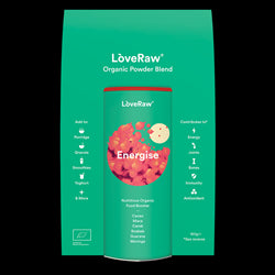 Potenciador de alimentos orgánicos LoveRaw - Energize 150 g (pedir por separado o 12 para el comercio exterior)