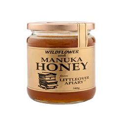 Villblomst og manuka honning 340g