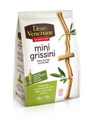 Grissini à l'huile d'olive sans gluten 250g (commander en simple ou 8 pour le commerce extérieur)