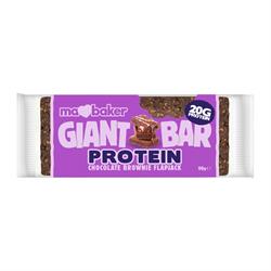 Ma Baker Giant Protein Flapjack - Choc Brownie (bestill 20 for detaljhandel ytre)
