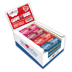 Giant Bars Berry Mix Box van 20 (bestel in singles of 8 voor retail-buitenverpakkingen)