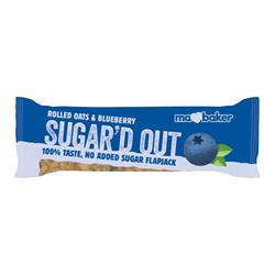 Sugar'd Out 無添加シュガー フラップジャック - ブルーベリー (小売用アウターの場合は 16 個を注文)