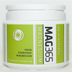 Mag365 Magnesium Supplement 150g (order in singles or 48 for trade outer)