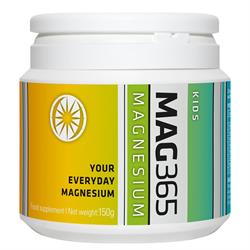 MAG365 Supplément de magnésium pour enfants 150g (commander en simple ou 48 pour le commerce extérieur)