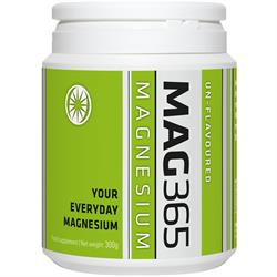 MAG365 Magnesium Supplement 300g (bestil i singler eller 24 for bytte ydre)